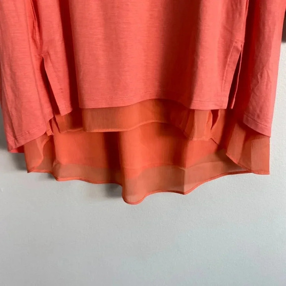 Soft Surroundings Layered Coral Top - Picture 4 of 9